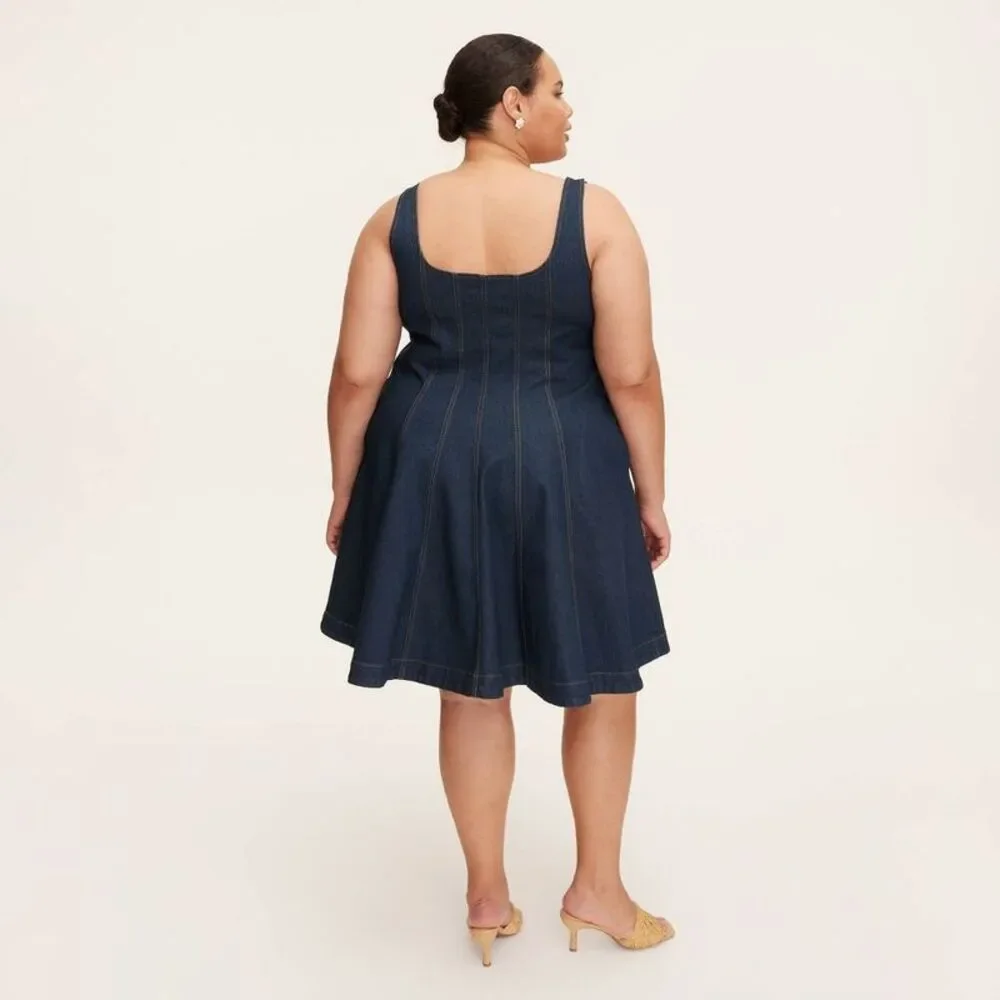 kate spade Blue Strapless Dress - Picture 2 of 4